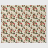 Winter Gnome Wrapper Small Geschenkpapier (Flach)