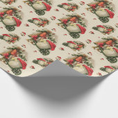 Winter Gnome Wrapper Small Geschenkpapier (Ecke)