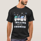 Winter Gnomes Christmas gnomes with funny saying T-Shirt (Vorderseite)