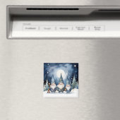 Winter Gnomes Magnet (In Situ (Geschirrspüler))