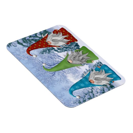 Winter Gnomes Magnet (Rechte Seite)