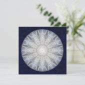 Winter Goddess Mandala Art Card (Stehend Vorderseite)