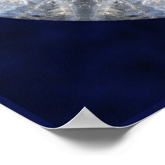 Winter Goddess Mandala Poster (Ecke)