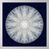 Winter Goddess Mandala Poster (Vorne)