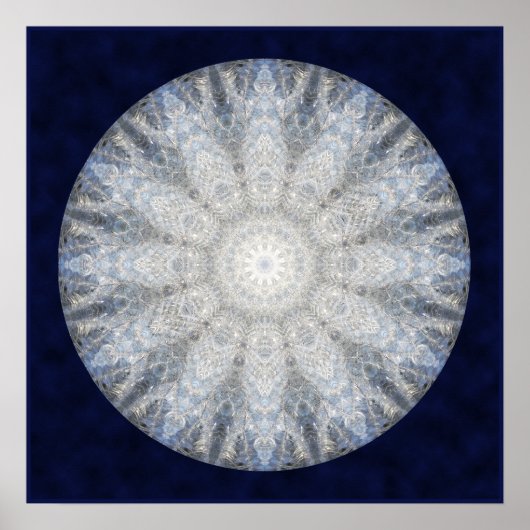 Winter Goddess Mandala Poster (Vorne)