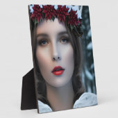 Winter Goddess Plaque Fotoplatte (Seite)