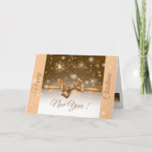 Winter Gold Karte (Vorderseite)