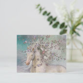 Winter Gold Postkarte (Stehend Vorderseite)