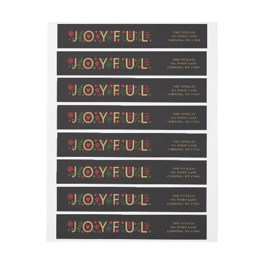 Winter-Goldfeiertags-Verpackung um (Bogen)