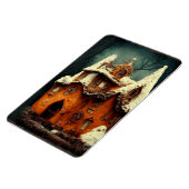 Winter Gothic Gingerbread House Magnet (Linke Seite)