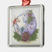 Winter-Göttin Ornament Aus Metall (Links)