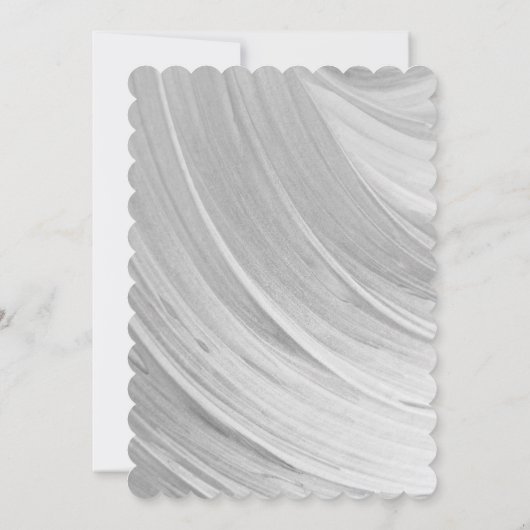 Winter Graduation Einladung (Rückseite)