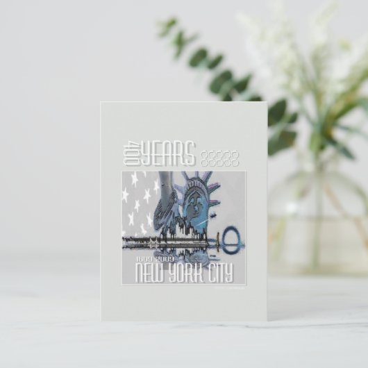 "WINTER GRAY" POSTKARTE (Stehend Vorderseite)