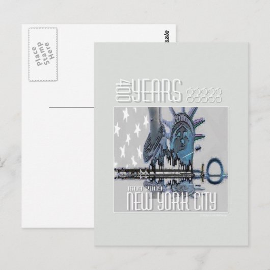 "WINTER GRAY" POSTKARTE (Vorne/Hinten)