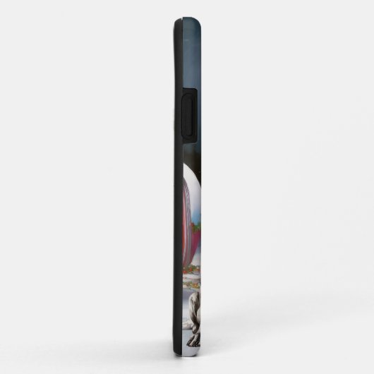 Winter Great Dane Caravan Weihnachtsabenteuer Case-Mate iPhone Hülle (Hinten/Rechts)