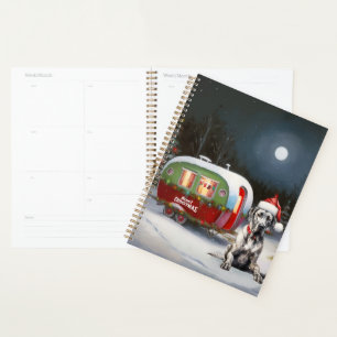 Winter Great Dane Caravan Weihnachtsabenteuer Planer