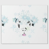 Winter Great Dane Geschenkpapier (Flach)