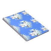 Winter Great Dane Notizblock (Rechte Seite)