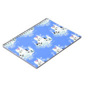 Winter Great Dane Notizblock (Linke Seite)