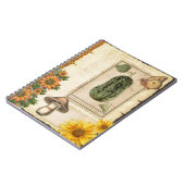 Winter Green Gourds Notizblock (Linke Seite)