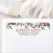 Winter Greenerity Address Labels mit Holly (Insitu)