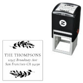 Winter Greenerity Address Self Inking Rubber Brief Permastempel (Beispiel)