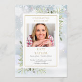 Winter Greenery Beerdigung des Serviceprogramms Programm (Vorderseite)