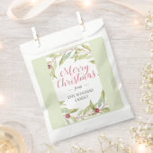 Winter Greenery Berries Wreath Weihnachten Geschenktütchen (Ausgeschnitten)