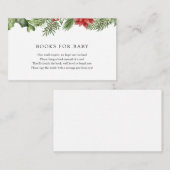 Winter Greenery Books for Baby insert card (Vorne/Hinten)