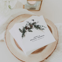 Winter Greenery Bouquet Serviette