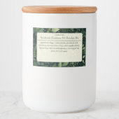 Winter Greenery Christmas Hot Chocolate Mix Lebensmitteletikett (Vorderseite)