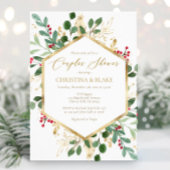 Winter Greenery Couples Shower Invitations Einladung