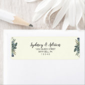 Winter Greenery | Elfenbeinhochzeit - Rücksendeadr (Insitu)