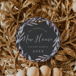 Winter Greenery Erste Weihnachtsfeier Neues Zuhaus Keramik Ornament