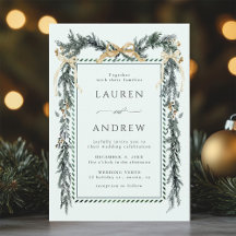 Winter Greenery Garland Wedding Mint Green
