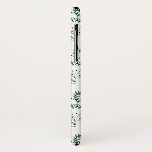 Winter Greenery iPhone Gehäuse Case-Mate iPhone Hülle (Hinten/Links)