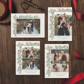 Winter Greenery Ivory Foto Weihnachten