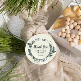 Winter Greenery | Ivory Wedding Vielen Dank Geschenkanhänger