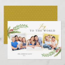 Winter Greenery Minimum 3 Foto von Joy To The Worl