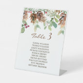 Winter Greenery Pine und Holly Sockelschild (Vorderseite)