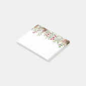 Winter Greenery Pine Weihnachtsfeiertage Post-it N Klebezettel (angewinkelt)