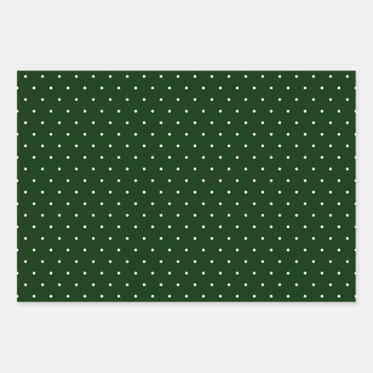 Winter Greenery Rot und Grün Muster Weihnachten Geschenkpapier Set (Vorderseite 3)