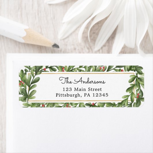 Winter Greenery Rücksendeadresse (Insitu)