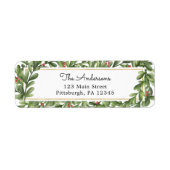 Winter Greenery Rücksendeadresse (Vorne)