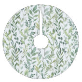 Winter Greenery | Urlaub Polyester Weihnachtsbaumdecke (Vorderseite)