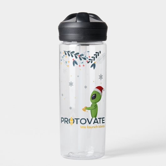 Winter Greenie-Protokoll Trinkflasche (Vorderseite)