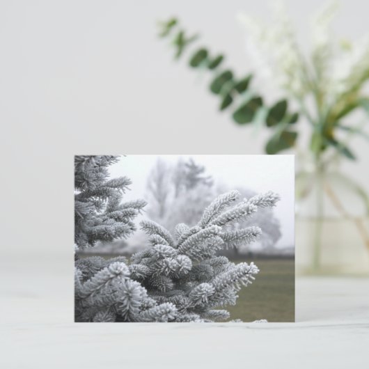 WINTER GREETINGS POSTKARTE (Stehend Vorderseite)