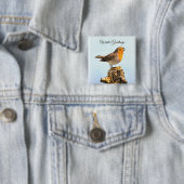 Winter Greetings. Robin singing Button (Beispiel)
