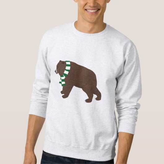 Winter Grizzy Bär Long Sleeve Tshirt (Vorderseite)