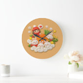 Winter Große Wanduhr (Zuhause)